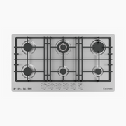 Ecomatic Built-in gas hob 92 cm XL Stainless Steel | 6 Burners - S943XL6C