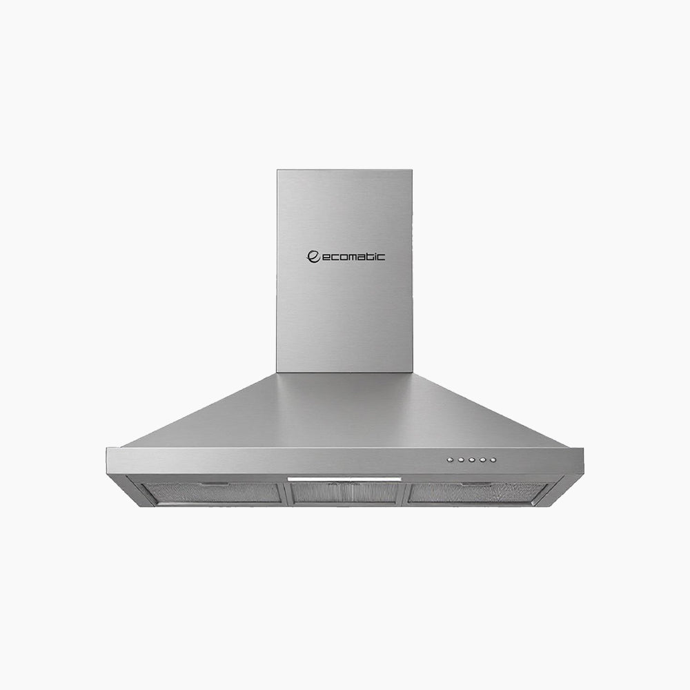 Ecomatic 90 cm Pyramid Stainless Steel Hood – H9307B