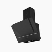 شفاط كريستال مائل 60 سم أسود ديجيتال