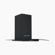 شفاط إيكوماتيك ديكوراتيف 60 سم كريستال كيرڤ أسود – قوة 750 م³/الساعة – H6207KGBBK