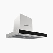 شفاط إيكوماتك ديكوري 60 سم على شكل حرف T استانلس ستيل – خاصية CleanAir – لوحة تحكم سوداء – H6310TT