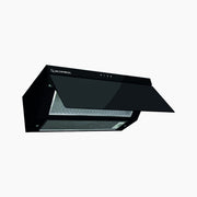 شفاط إيكوماتك ديكوري 60 سم كريستال أسود – موتور إيطالي – خاصية CleanAir – H6205GLT
