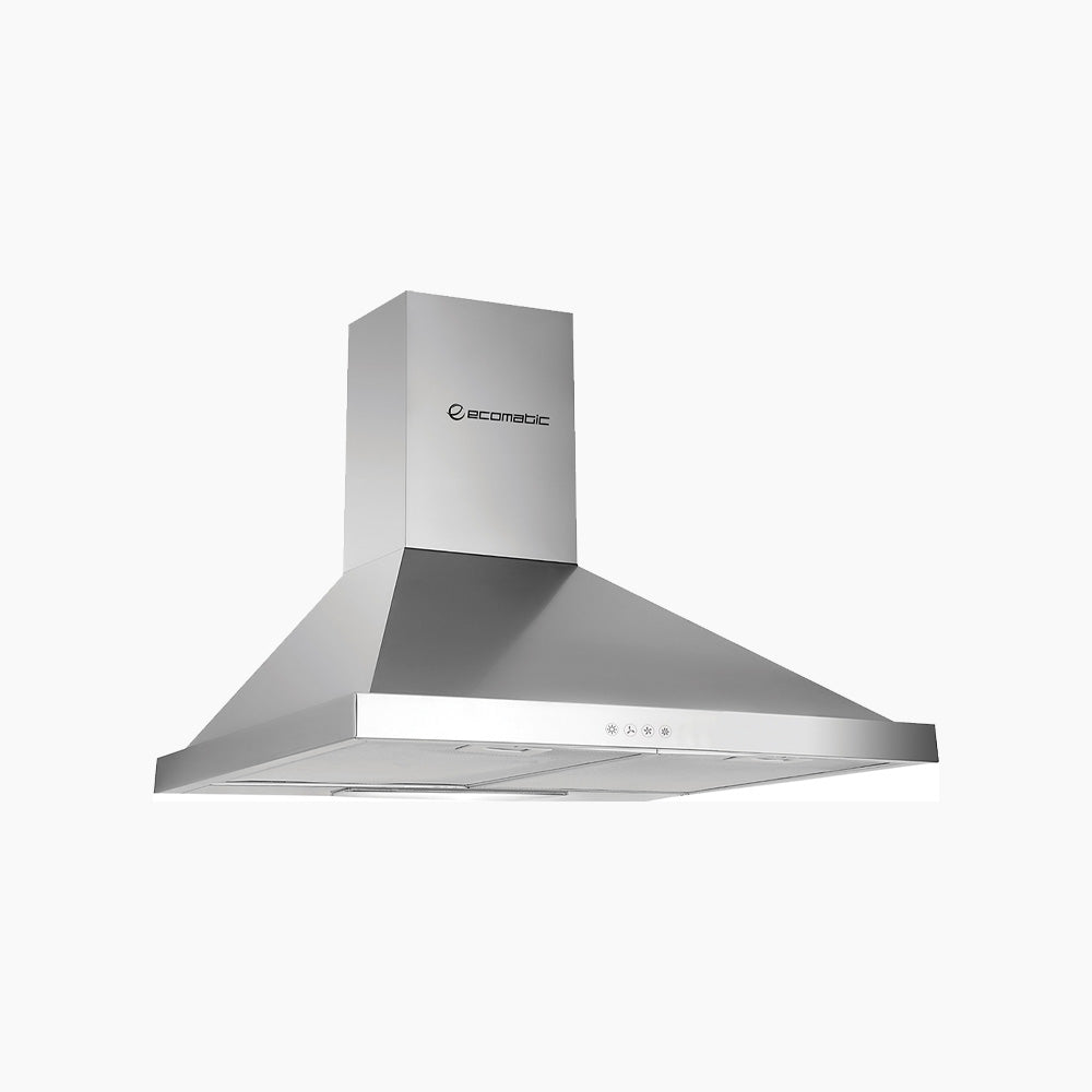 شفاط إيكوماتك 60 سم هرمي إستانلس – تحكم TOUCH – إضاءة LED – H66D