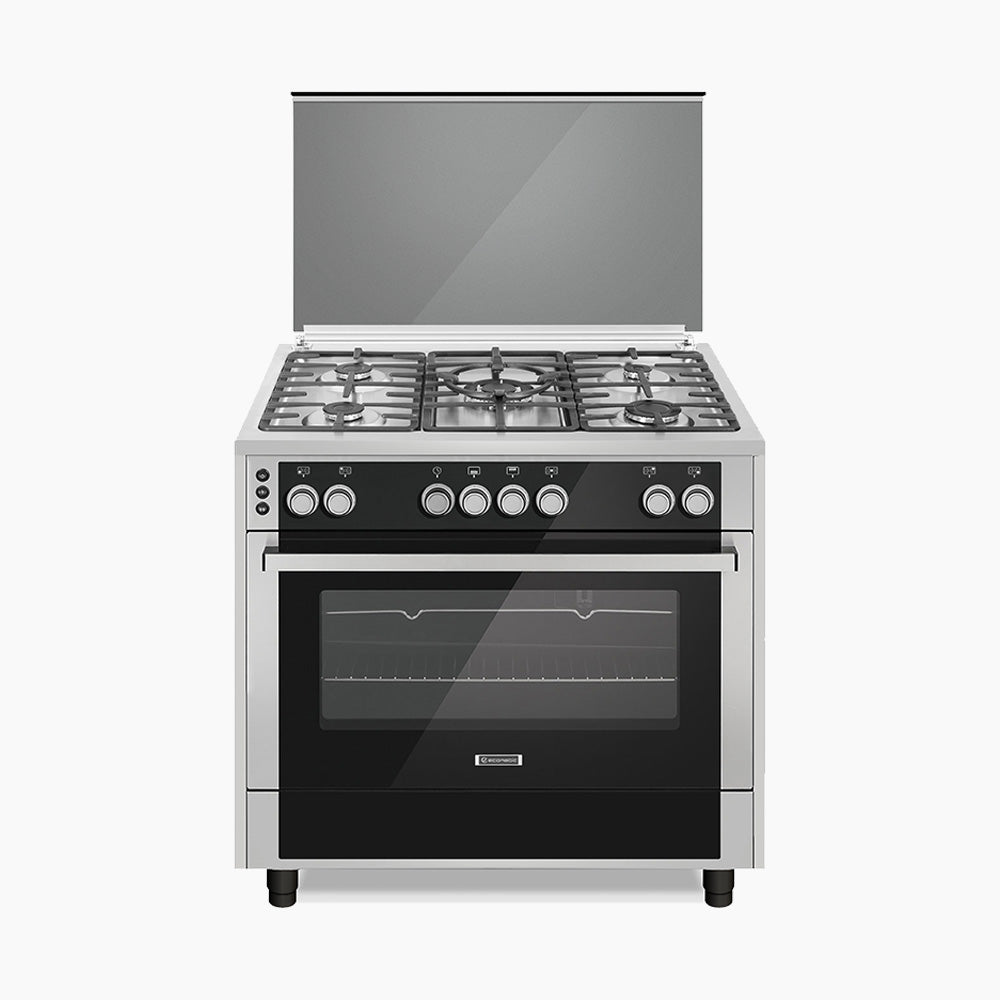 Ecomatic 90 cm Professional Semi-Built-in Cooker - 5 Burner - FS9404PRO