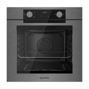 Ecomatic 60 cm Professional Dark Stainless Steel Built-in Gas Oven with Gas Grill - G6604PRODX