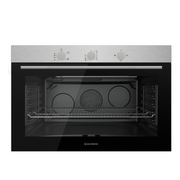 Ecomatic 90 cm Gas Oven With Gas Grill Stainless Steel with Fan 120 Liters XXL - G9604T