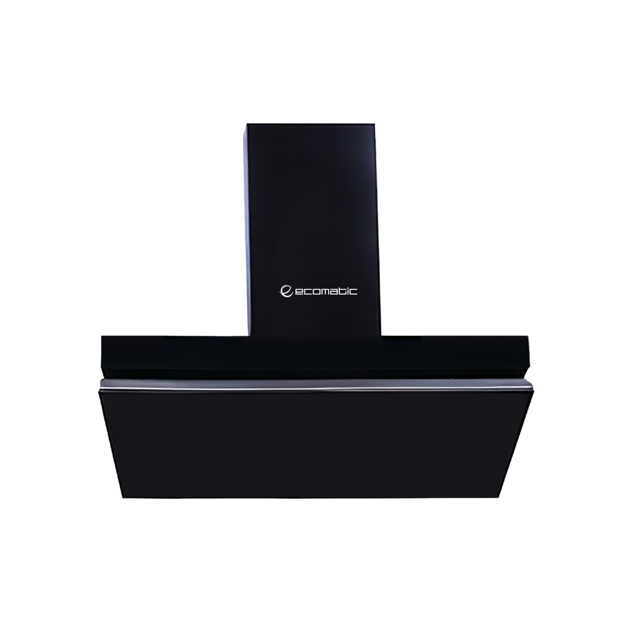 شفاط إيكوماتك 60 سم  موديل DECORATIVE  كريستال أسود - H66FTBK