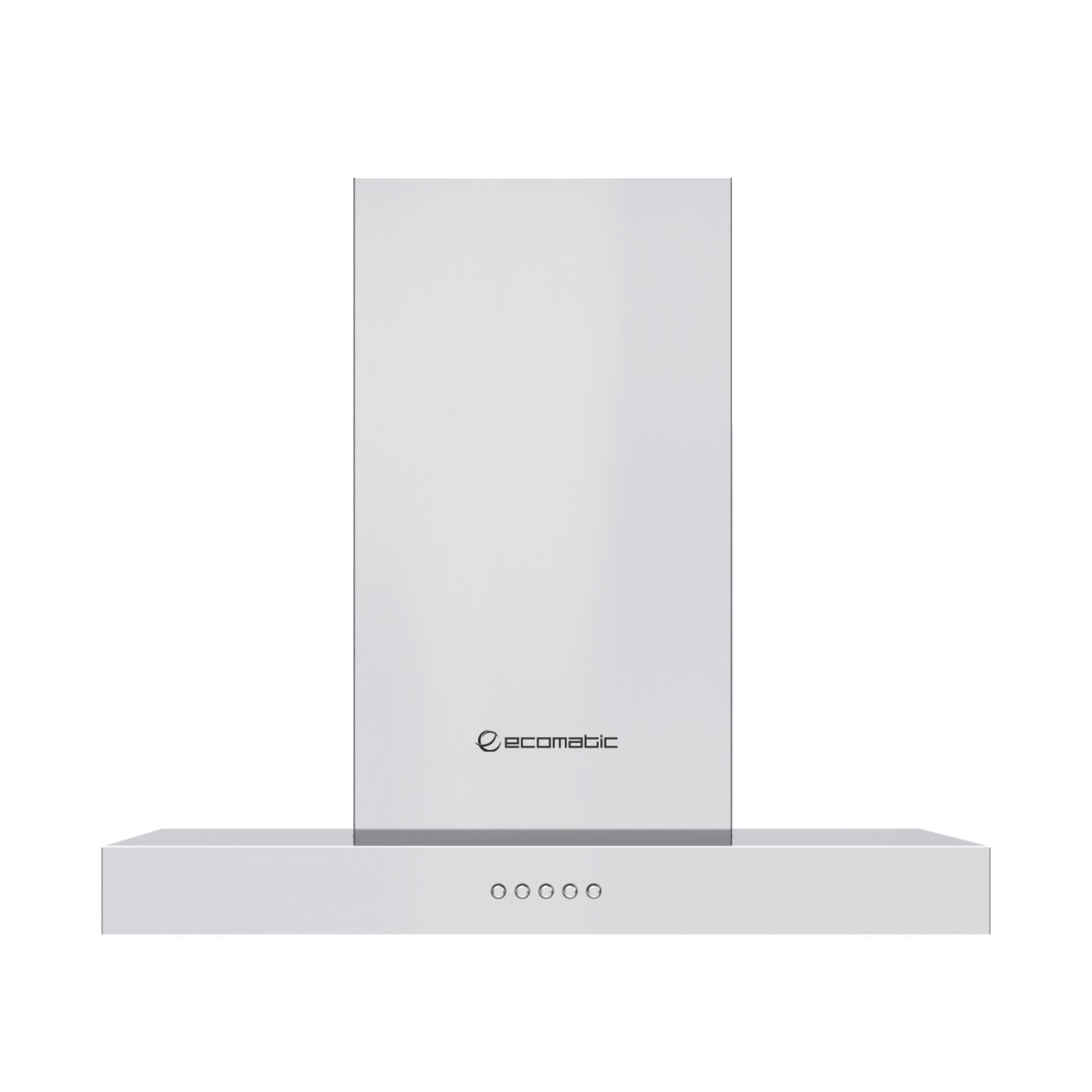 شفاط إيكوماتك 60 سم ديكوري شكل حرف T استانلس – قوة 650 م³/الساعة – 3 سرعات – H66TB